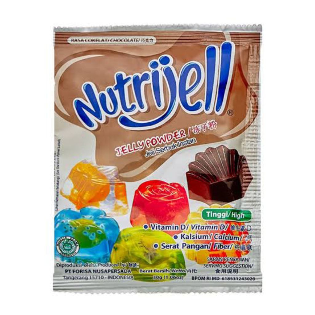 

Nutrijell Coklat 30 gr/ Nutrijell/ Agar-agar