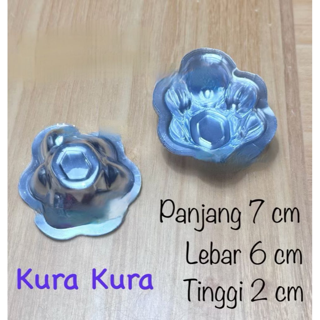 100pcs Mika Mini Puding Agar-agar Wajik/Mika Kura-kura/Mika Kecil Bentuk Kura-kura Mika Kue Dekorasi