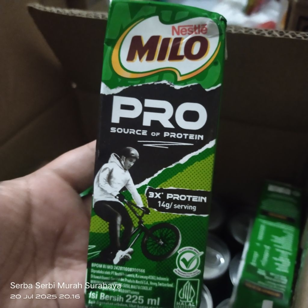 

minuman Nestle Milo pro 225ml