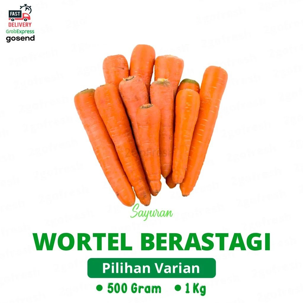 

Wortel Import Berastagi Super/ Carrot Fresh - Sayur Sayuran
