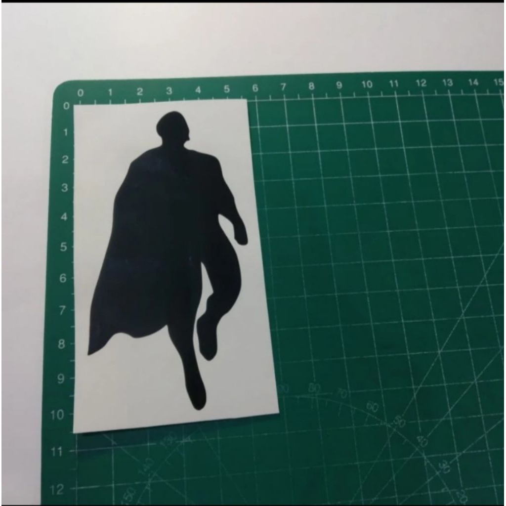 

stiker cutting superman
