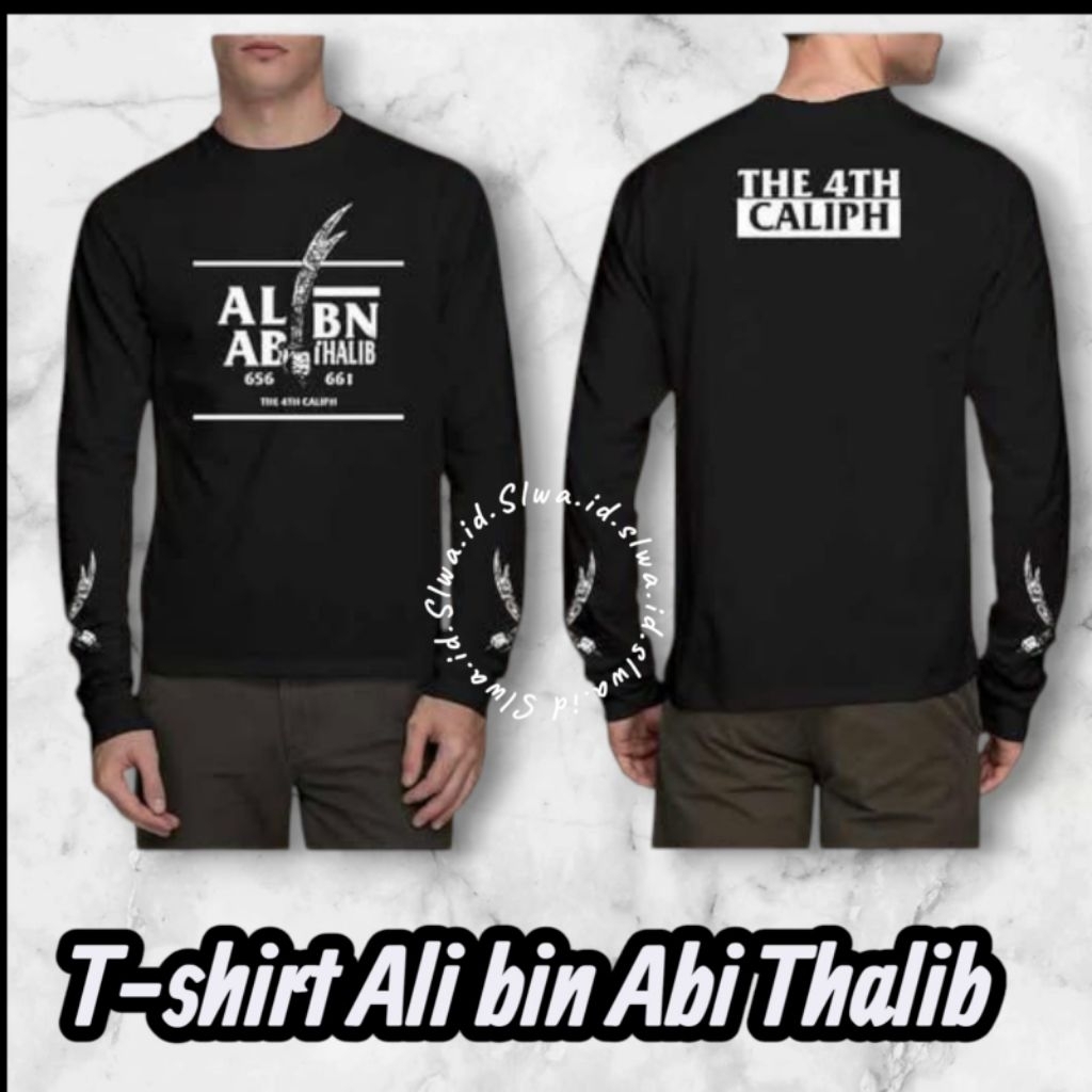 KAOS PANJANG ALI BIN ABI THALIB  Kaos dakwah Tauhid pria