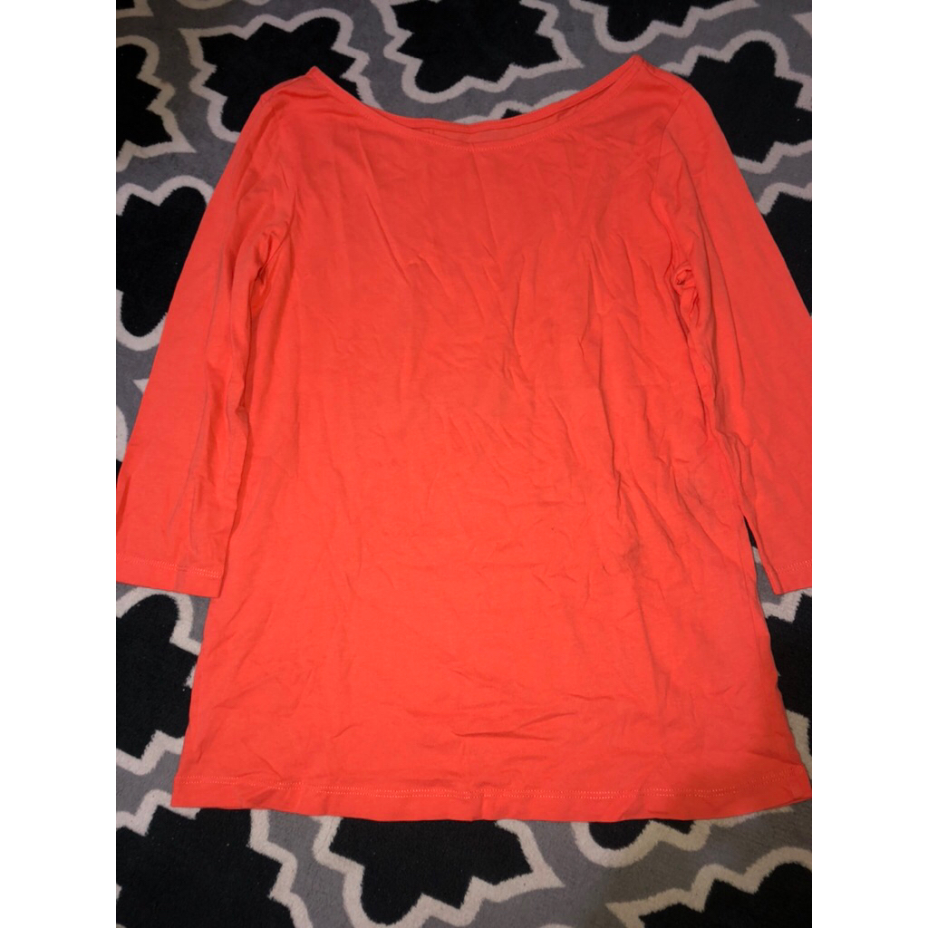 kaos lengan panjang giordano original size S