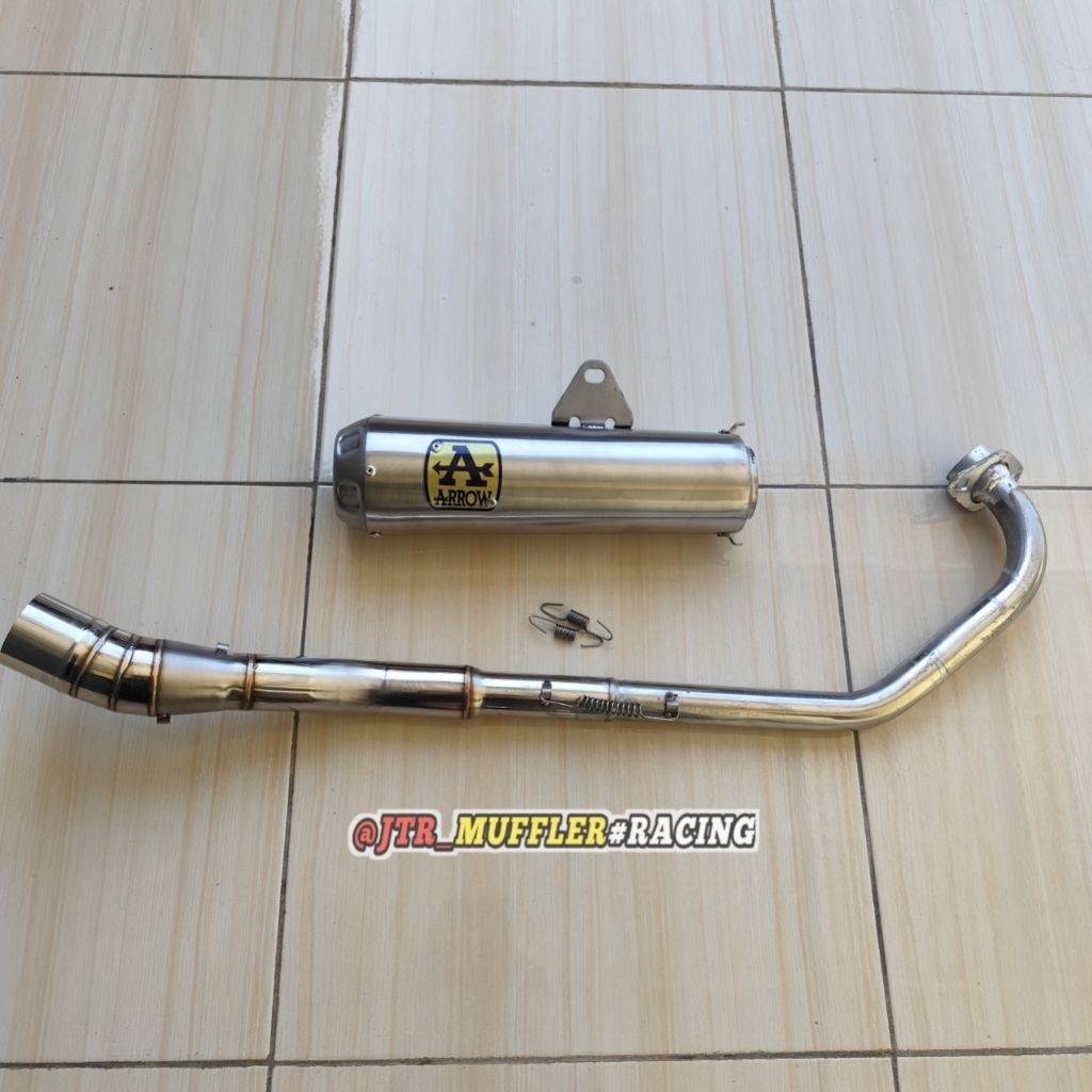 Knalpot Arrow pro race Vixion satria Fu jupiter mx gsx r150 R15 mx king Verza Xabre Mega pro Thunder