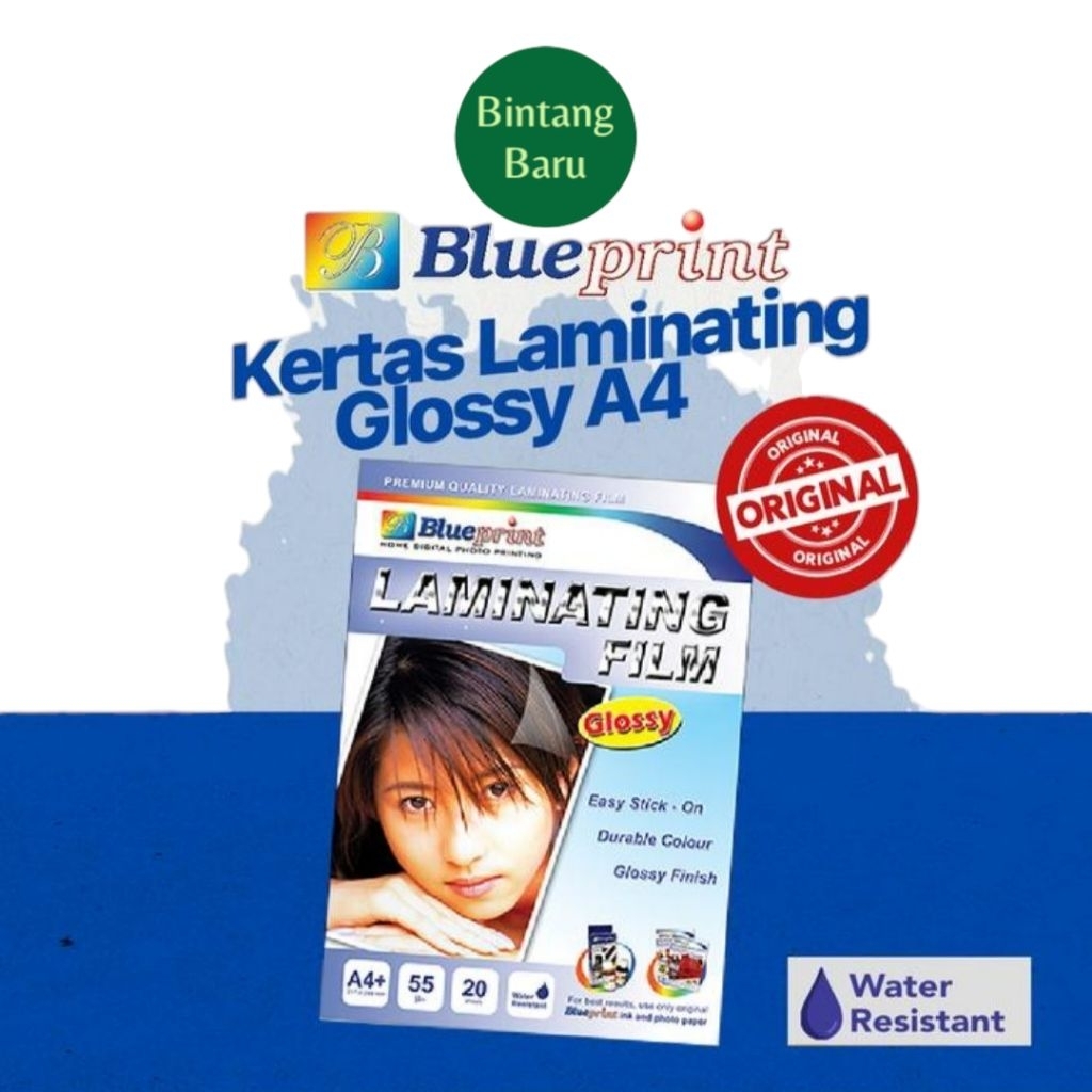 

Kertas laminating Glossy Blueprint A4 kertas laminating Blueprint