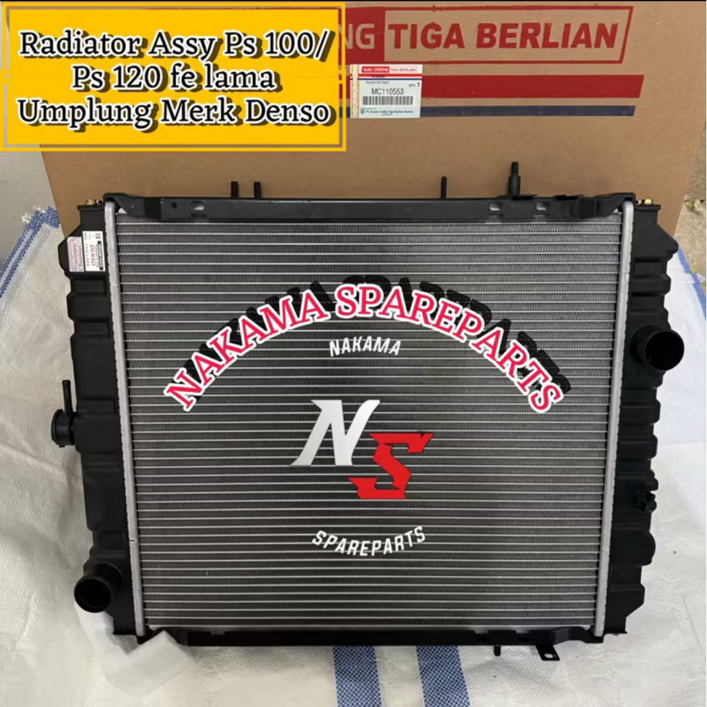 RADIATOR ASSY PS 110 PS 120 LAMA UMPLUNG ORIGINAL DENSO