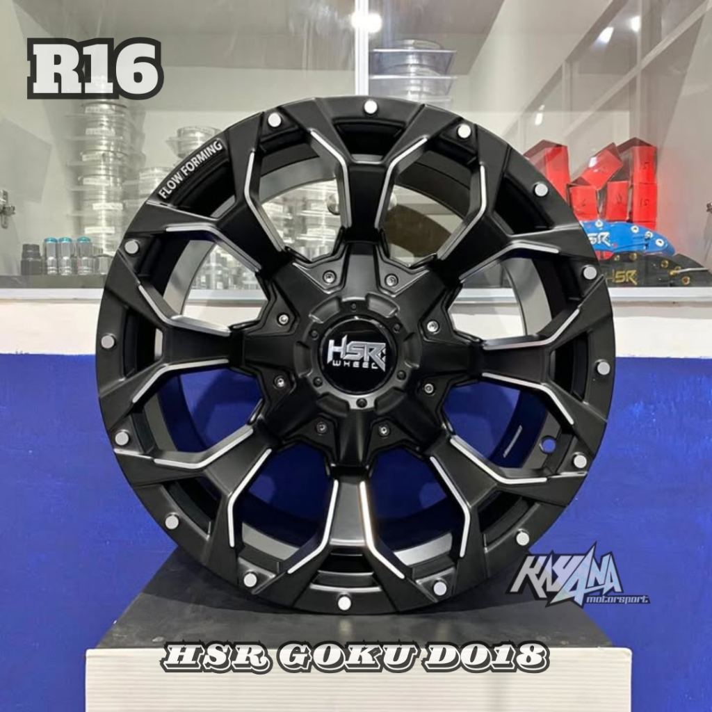 VELG HSR GOKU RING 16 / VELG HSR RING 16 PCD 5X114,3 BISA BUAT INNOVA TERIOS RUSH TARUNA DLL