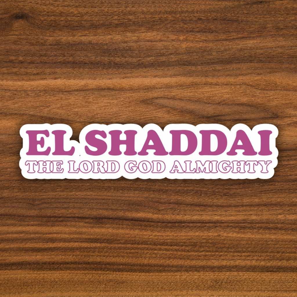 

Vinyl Sticker El Shaddai | Stiker Rohani Kristen Katolik