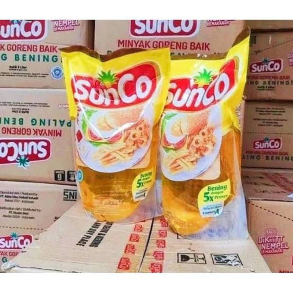 

Sunco 2Lx6 Pcs - Minyak Goreng 1 karton