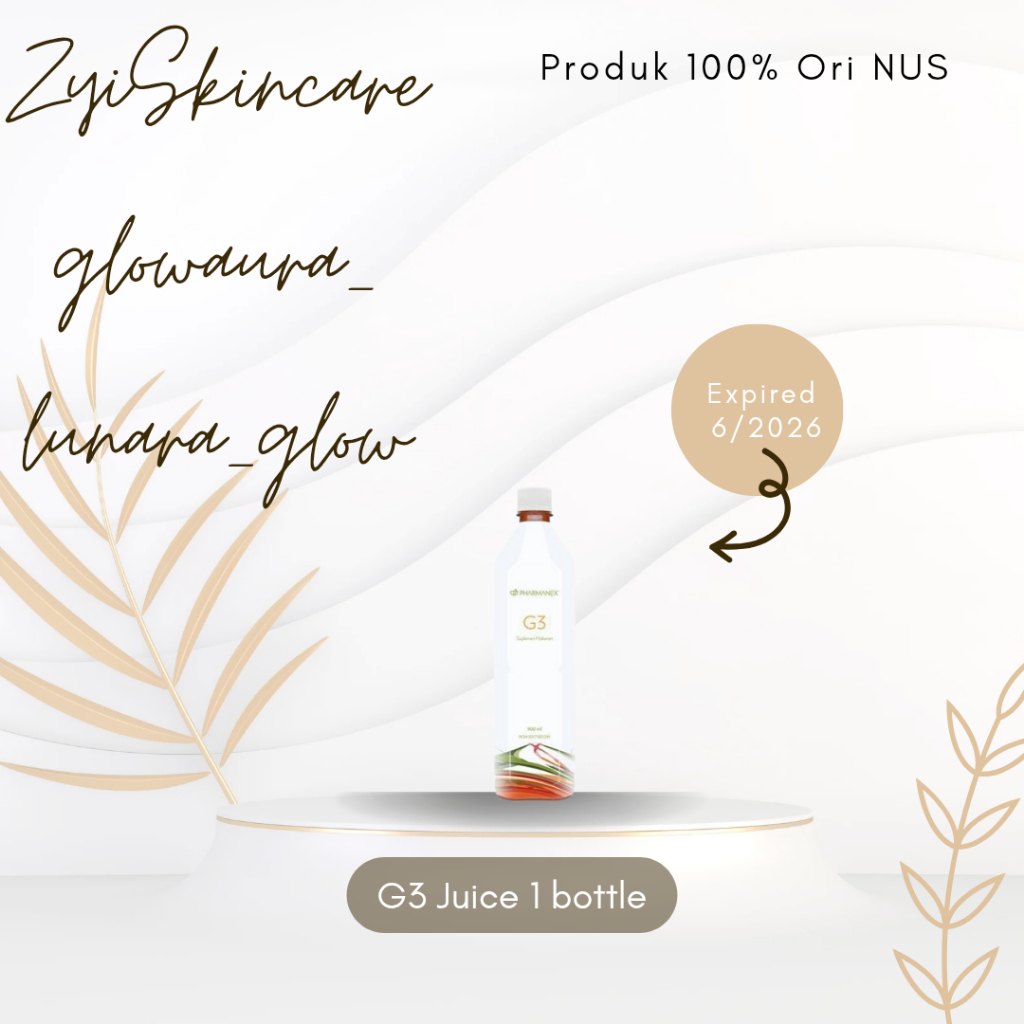 

Lunara Glow G3 Jus 1 Botol Ori Nus