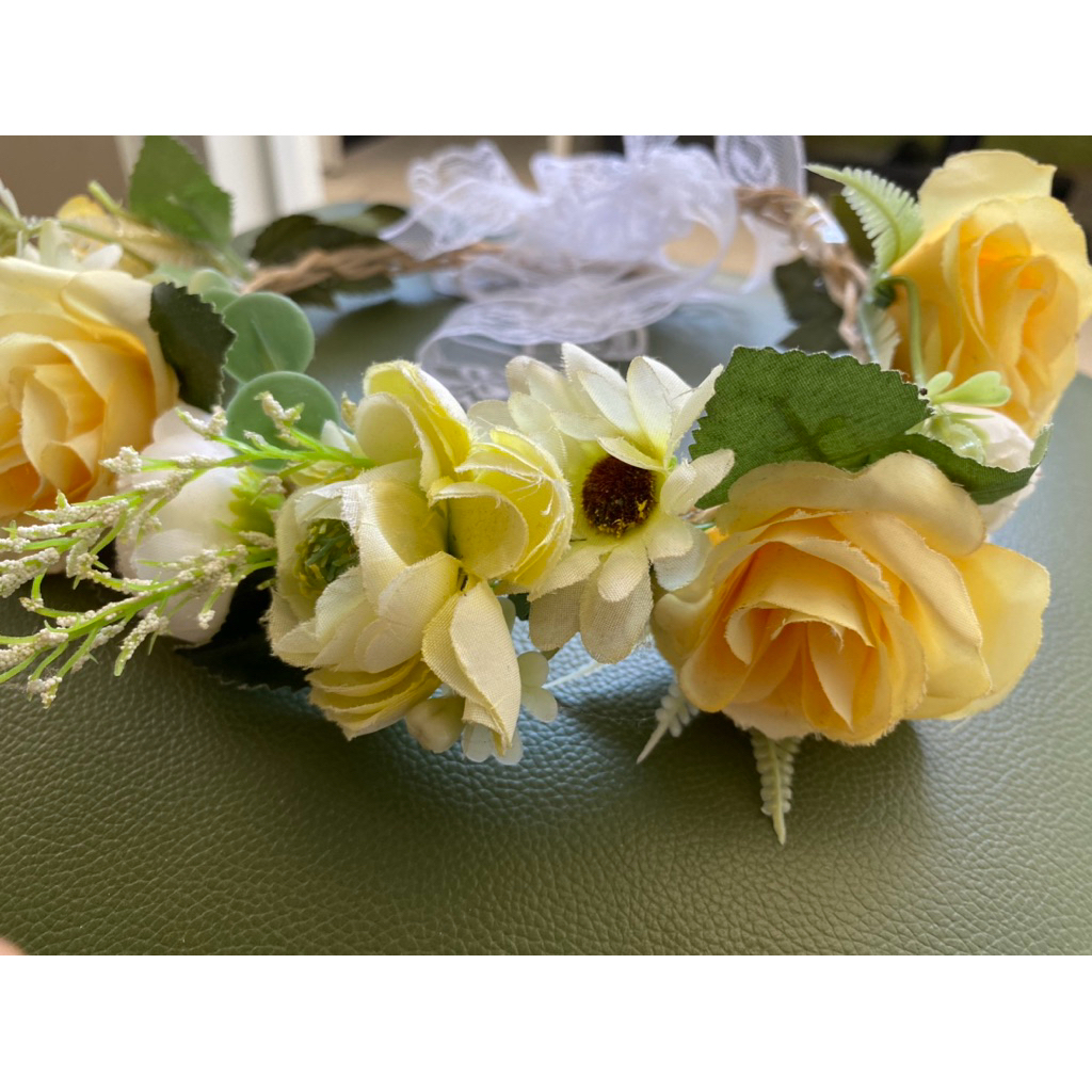 Preloved Flower Crown Mahkota Bunga Aksesoris Anak Cewe Hiasan Kepala