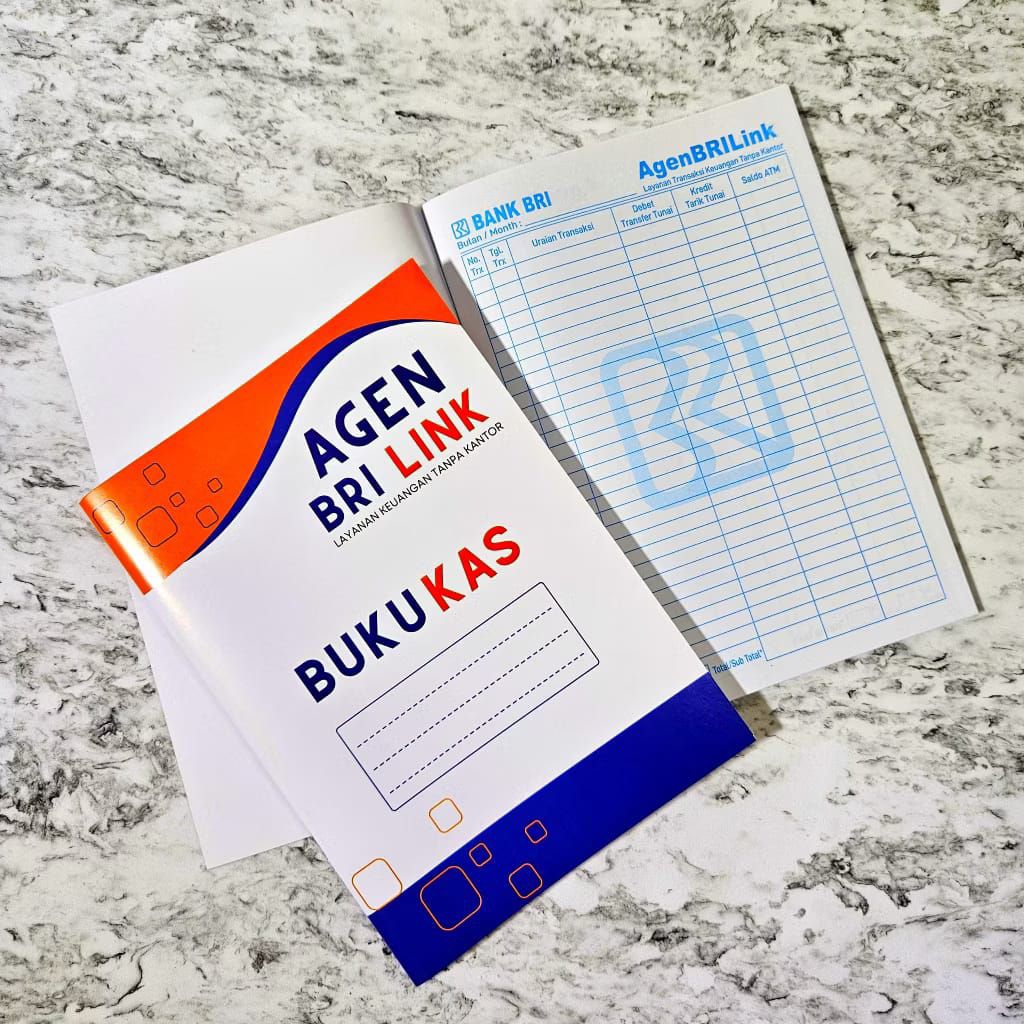 BUKU CATATAN TRANSAKSI AGEN BRILINK / BUKU KAS BRILINK