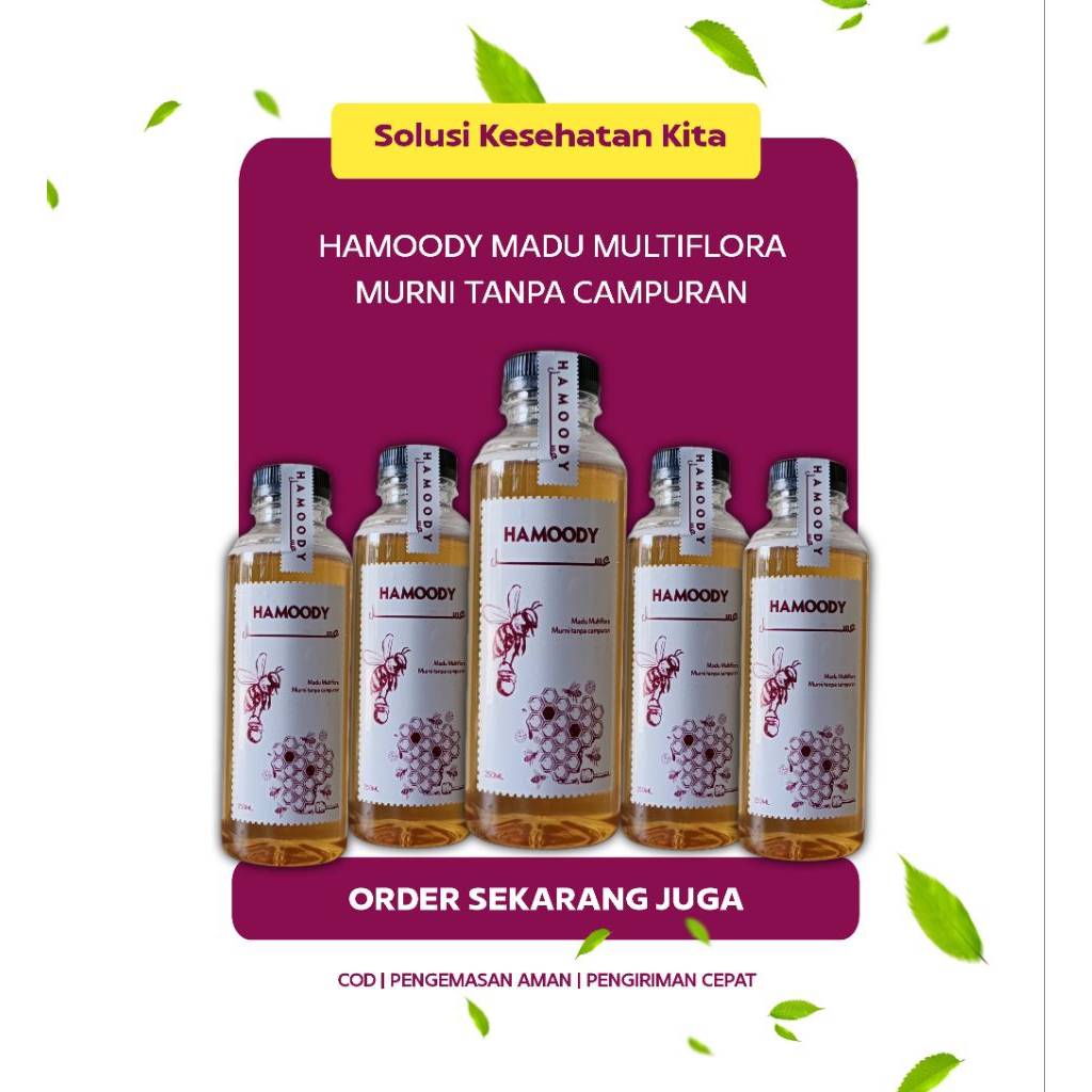

HAMOODY Madu Multifora Asli Murni – Madu Alami Kualitas Premium 250ml