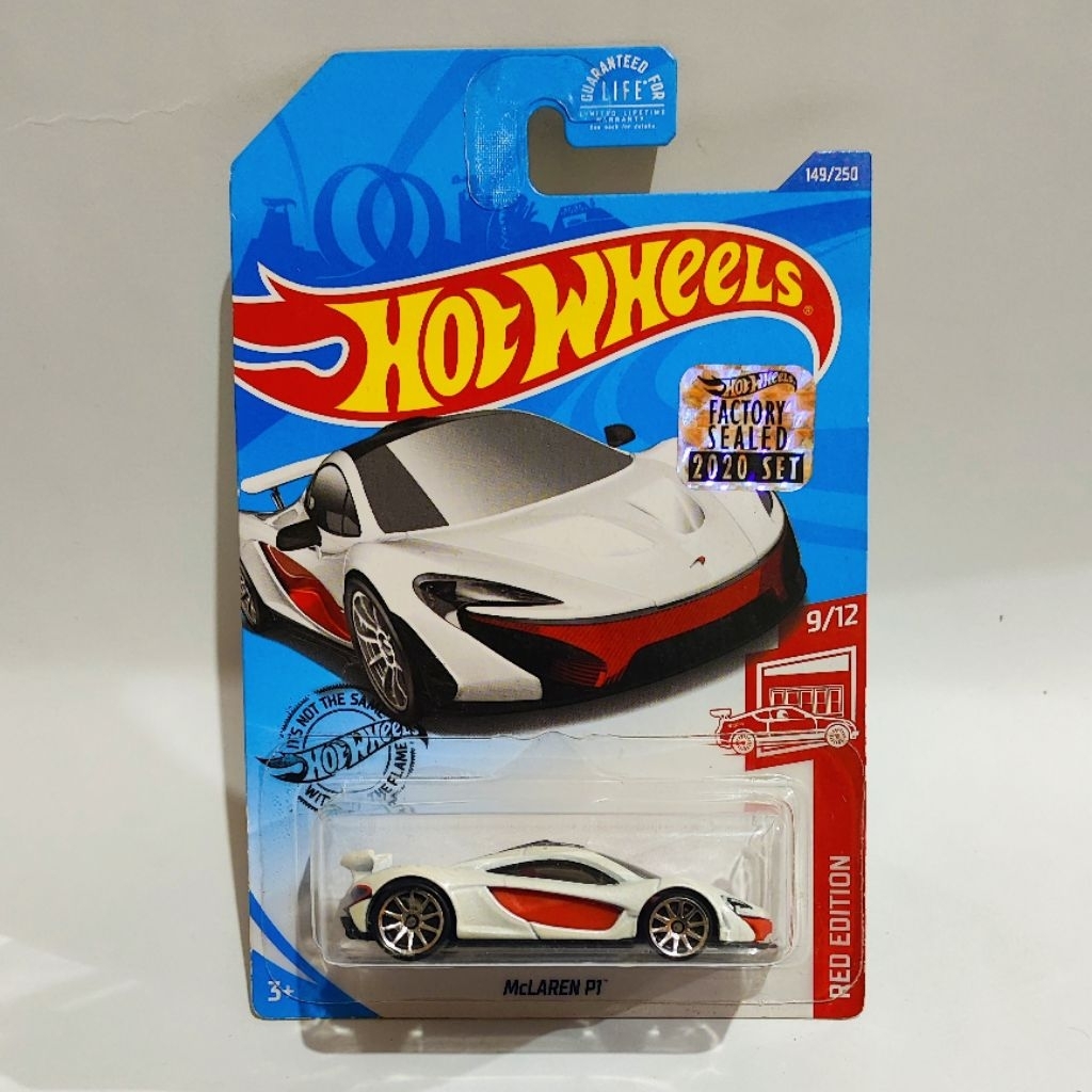 HOTWHEELS / HOT WHEELS FACTORY SEALED - McLAREN P1 - RED EDITION