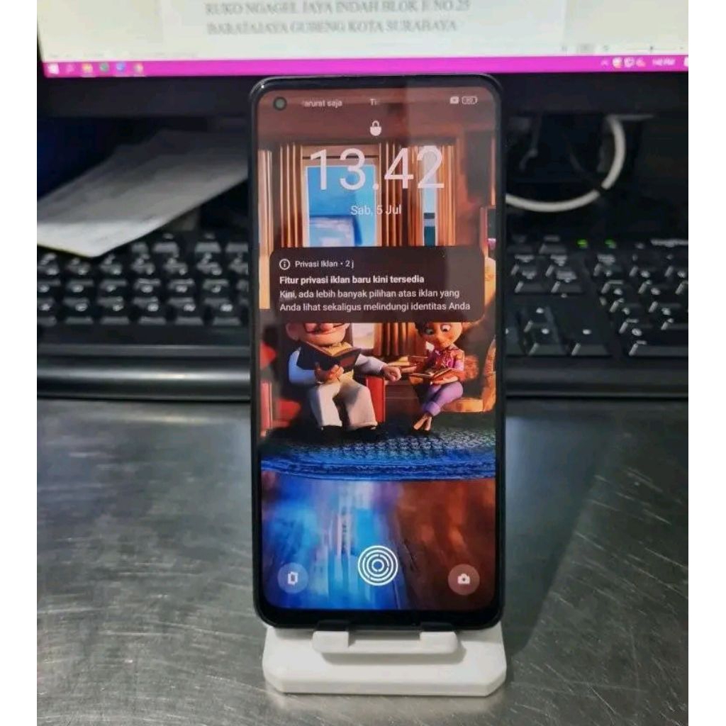 LCD Ori Copotan Oppo Reno 8z 5G / Reno 7z 5G Fullset Touchscreen