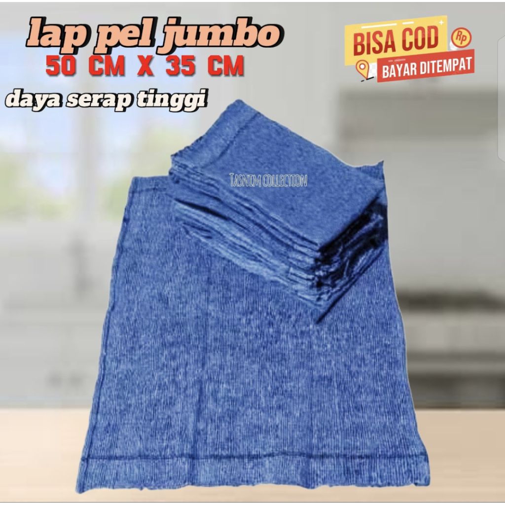lap pel/kain pel lantai sumbu jumbo cap gajah mas