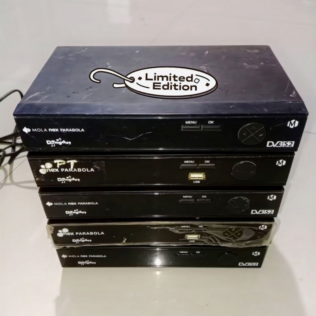 Receiver bekas pakai RX Nex parabola merah full HD untuk MNC dan emtek group support ch TV Dakwah Su