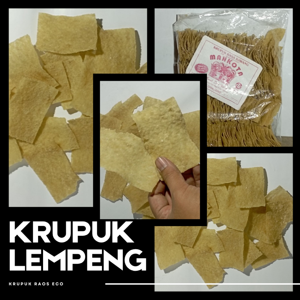 

Krupuk Puli Lempeng Beras Khas Lumajang Rasa Bawang Tanpa Jemur