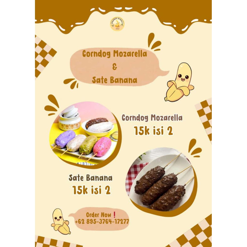 

Corndog mozarella & Sate Banana