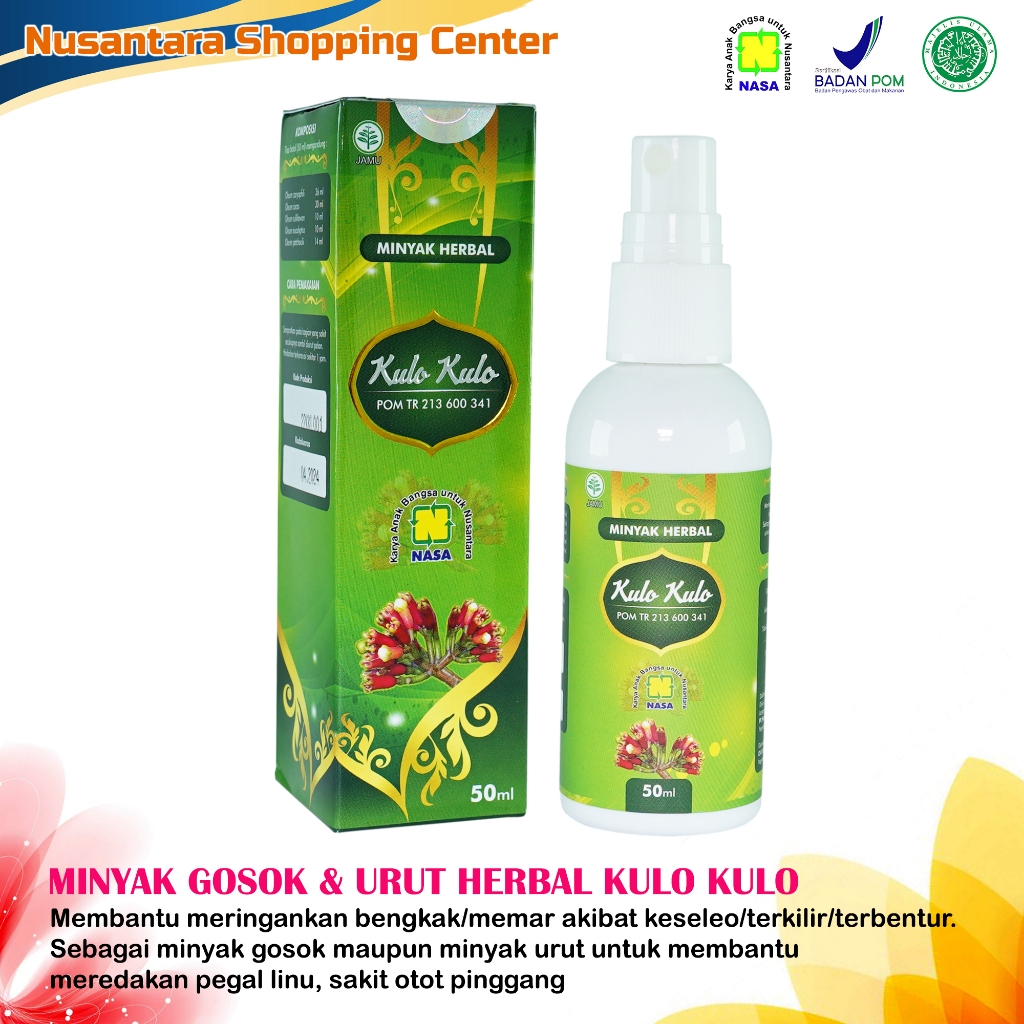 MINYAK GOSOK & URUT HERBAL KULO KULO