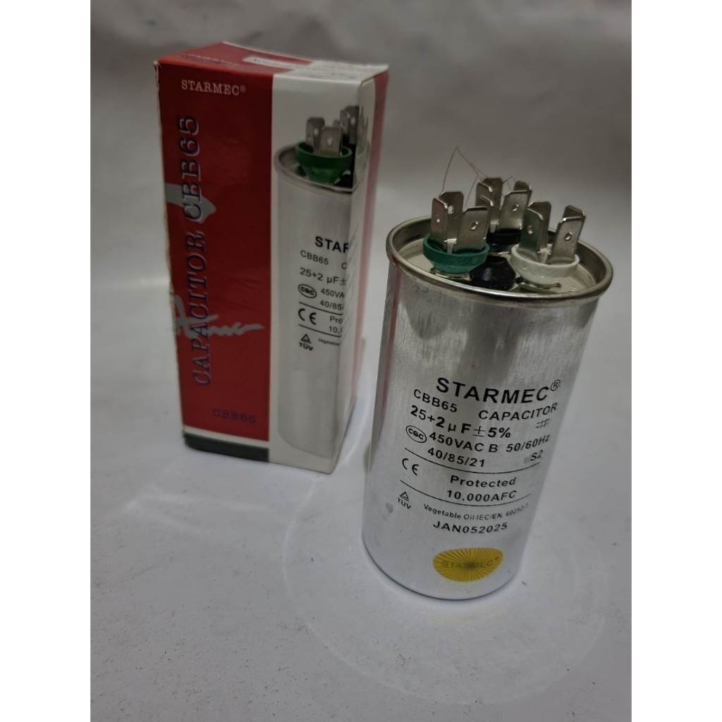 kapasitor ac 25 uf + 2 uf