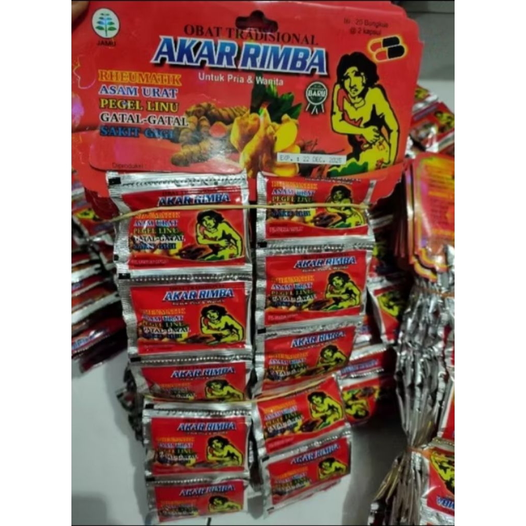 

AKAR RIMBA KAPSUL ASAM URAT REUMATIK LINU ORI