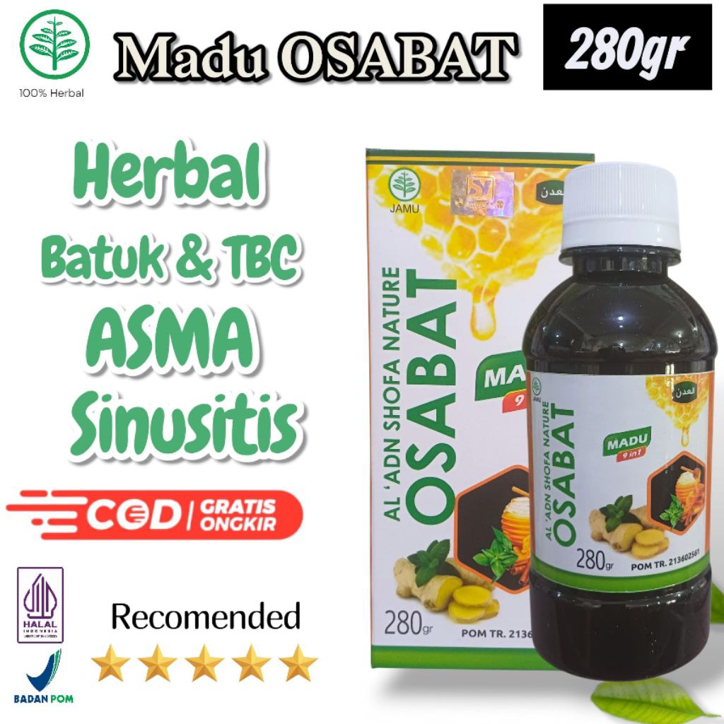 

Madu OSABAT Shofa Nature 280gr