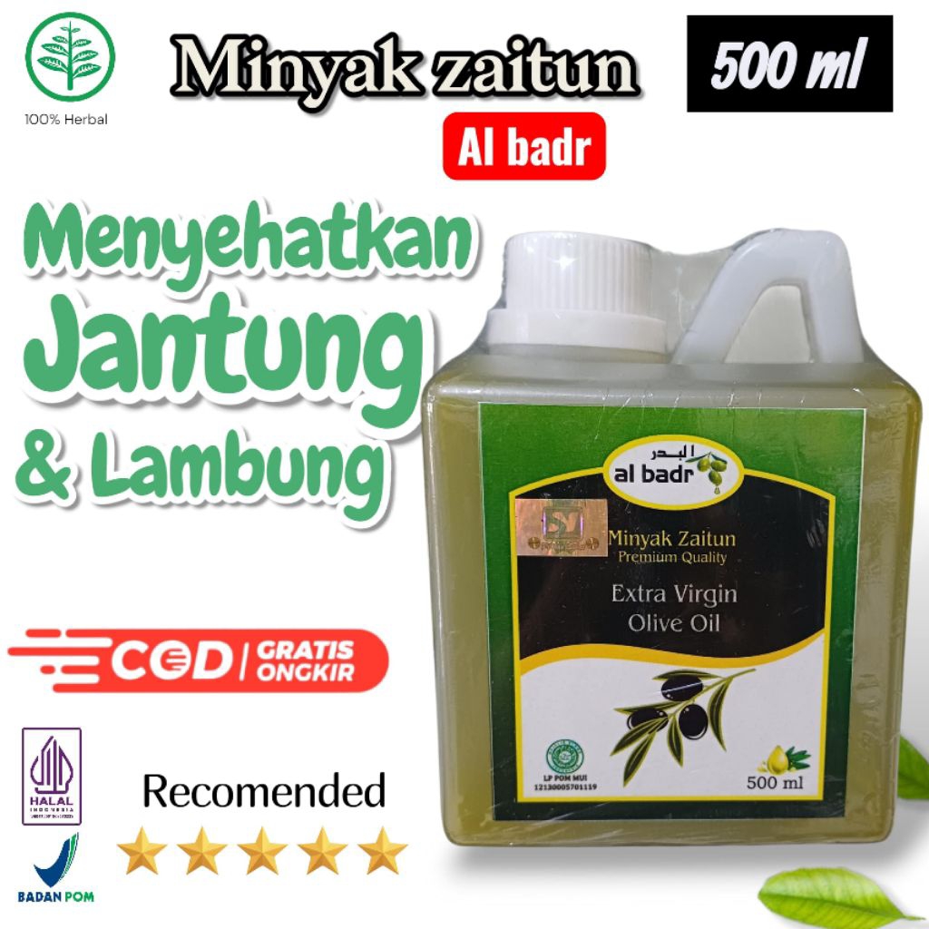 

Minyak Zaitun Al Badr Extra Virgin 500ml