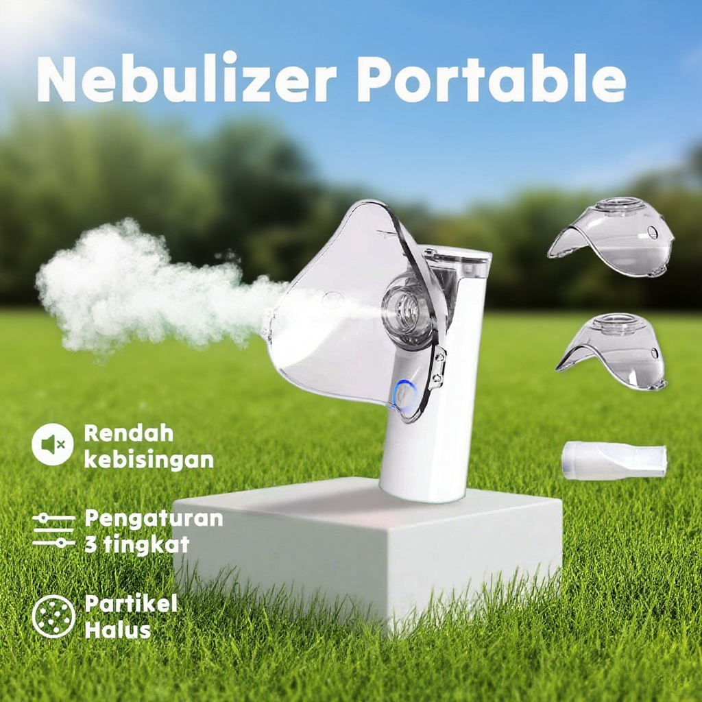 PREFERRED Nebulizer Portable Alat Uap Bayi Batuk Pilek Alat Uap Pernafasan Uap Bayi Pilek Dan Batuk 