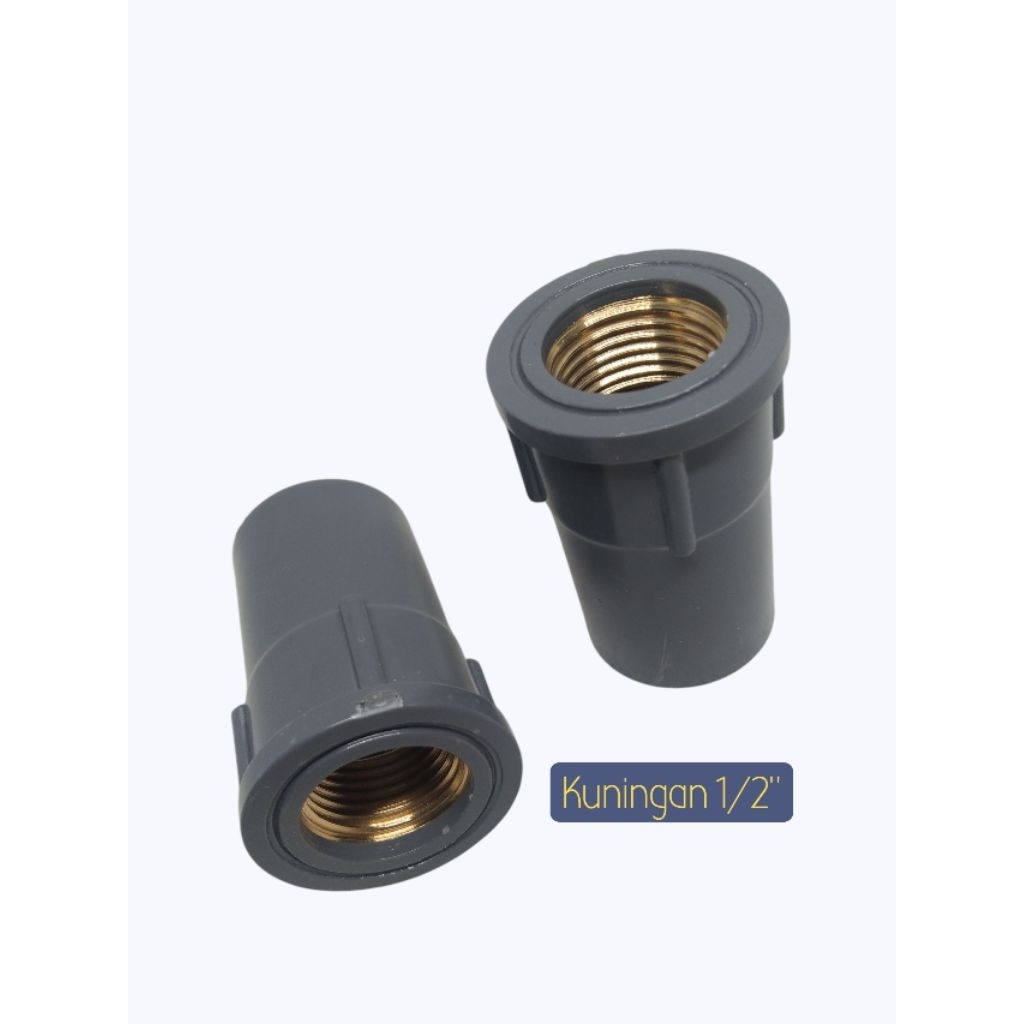 FAUCET SOCKET SDD 1/2"INCH KUNINGAN