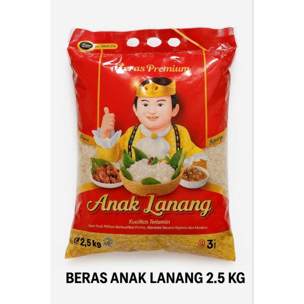 

BERAS ANAK LANANG KEMASAN 2,5 KG PREMIUM