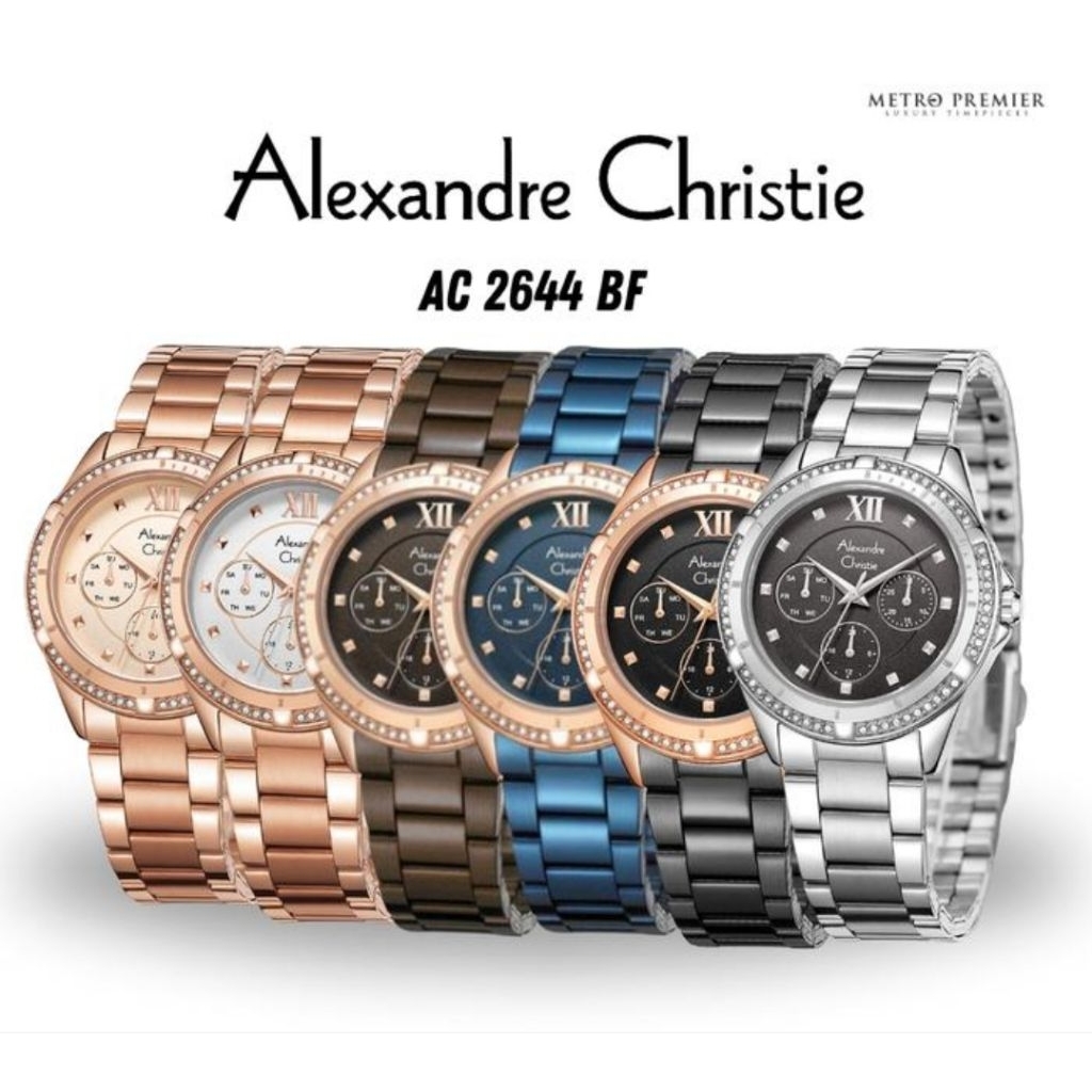 JAM TANGAN WANITA ALEXANDRE CHRISTIE AC2644 AC 2644 ORIGINAL