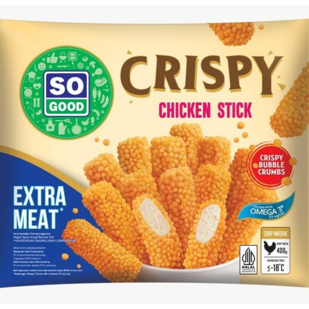 

SO GOOD Crispy Chicken Stick 400g