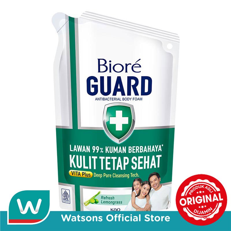 Biore Body Foam Lively Refresh Refill Pouch 450ml