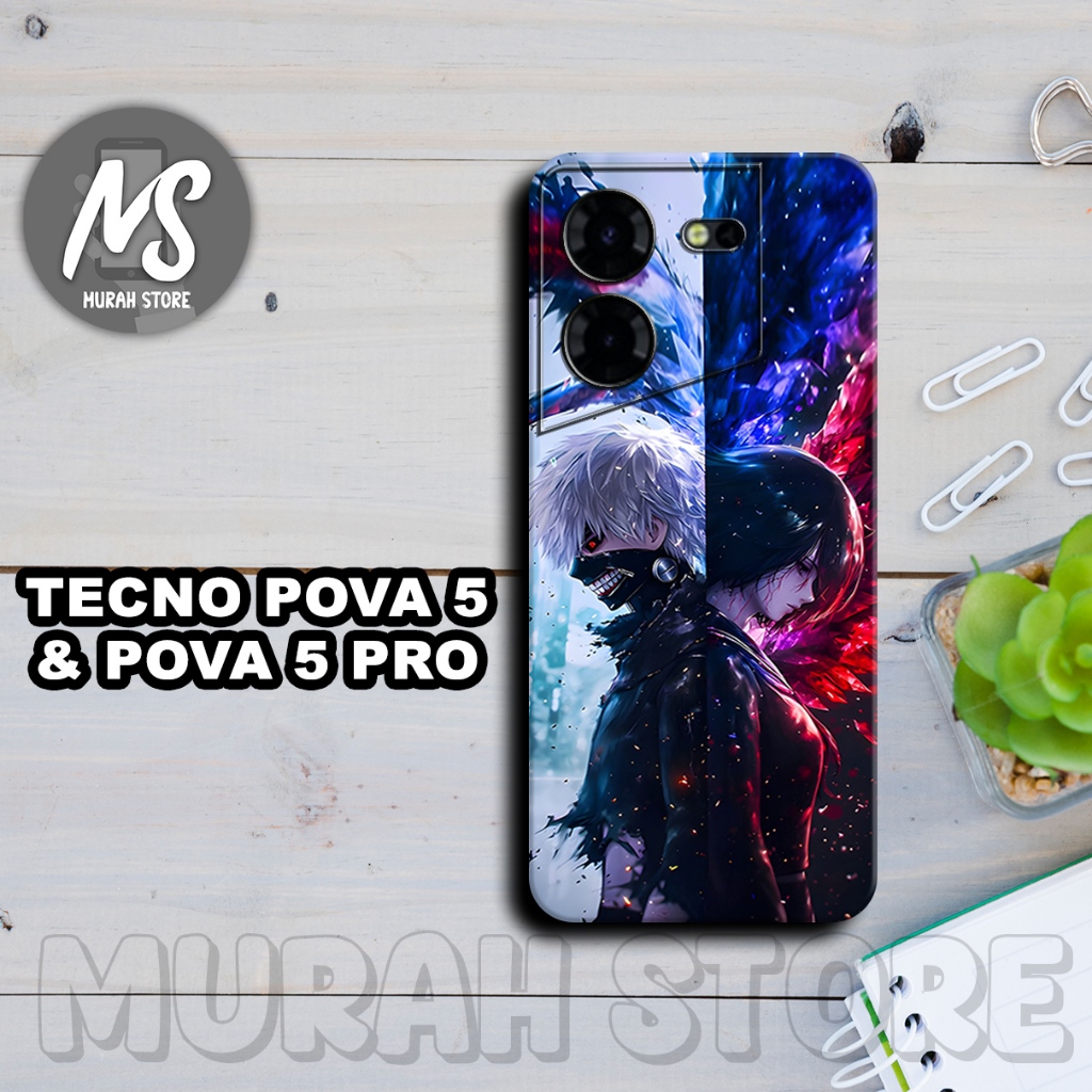 Softcase Karet TECNO POVA 5 & POVA 5 PRO/MS17/Motif ANIME/Case TECNO POVA 5 PRO/Silikon TECNO POVA 5