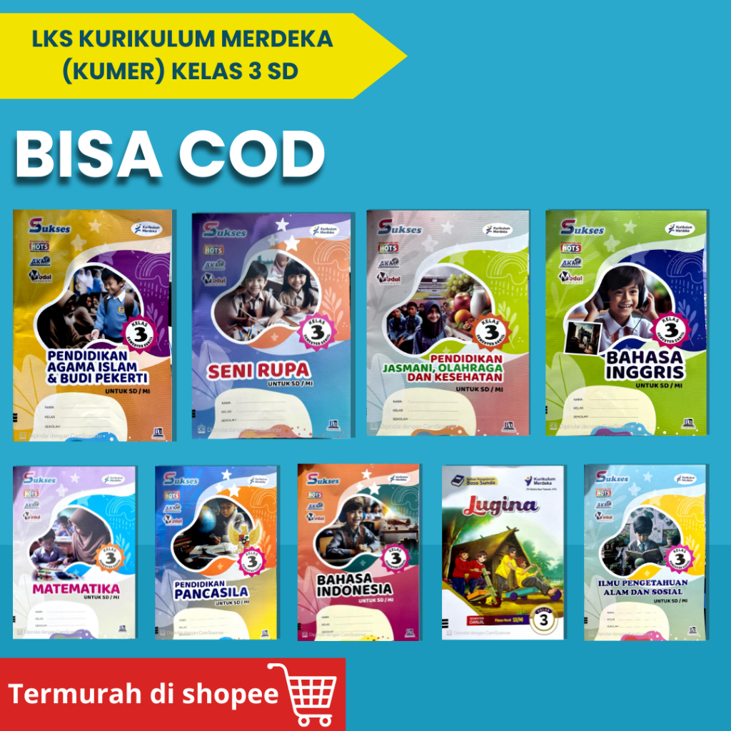 LKS KURIKULUM MERDEKA KELAS 3 SD | KURIKULUM 2021 | LKS IKM SEMESTER 1 | LKS SUKSES | LKS CV PILAR P
