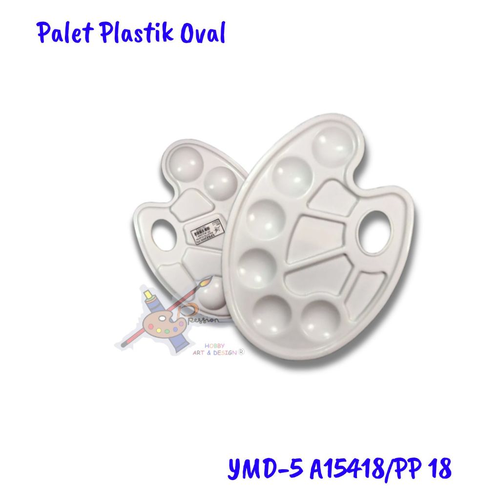 

PALET PLASTIK OVAL 6 LUBANG / YMD-5 A15418/PP 18