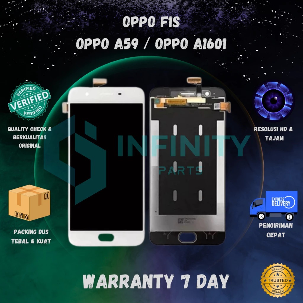 LCD OPPO F1S TOUCHSCREEN - LCD OPPO A59 - LCD OPPO A59T - LCD OPPO A1601 COMPLETE ORIGINAL 100%