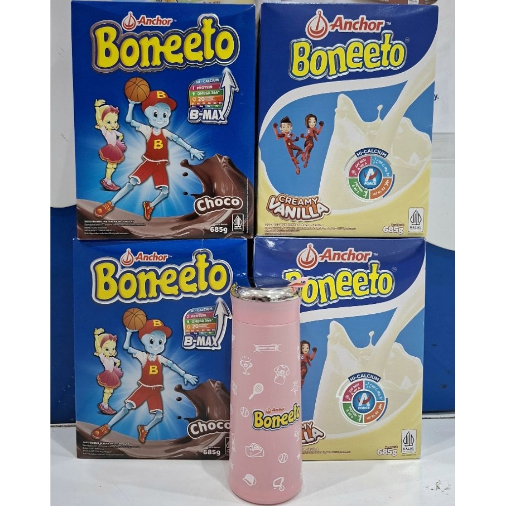 

FREE TUMBLER BONEETO COKELAT VANILLA 685GR EXP APRIL 2026