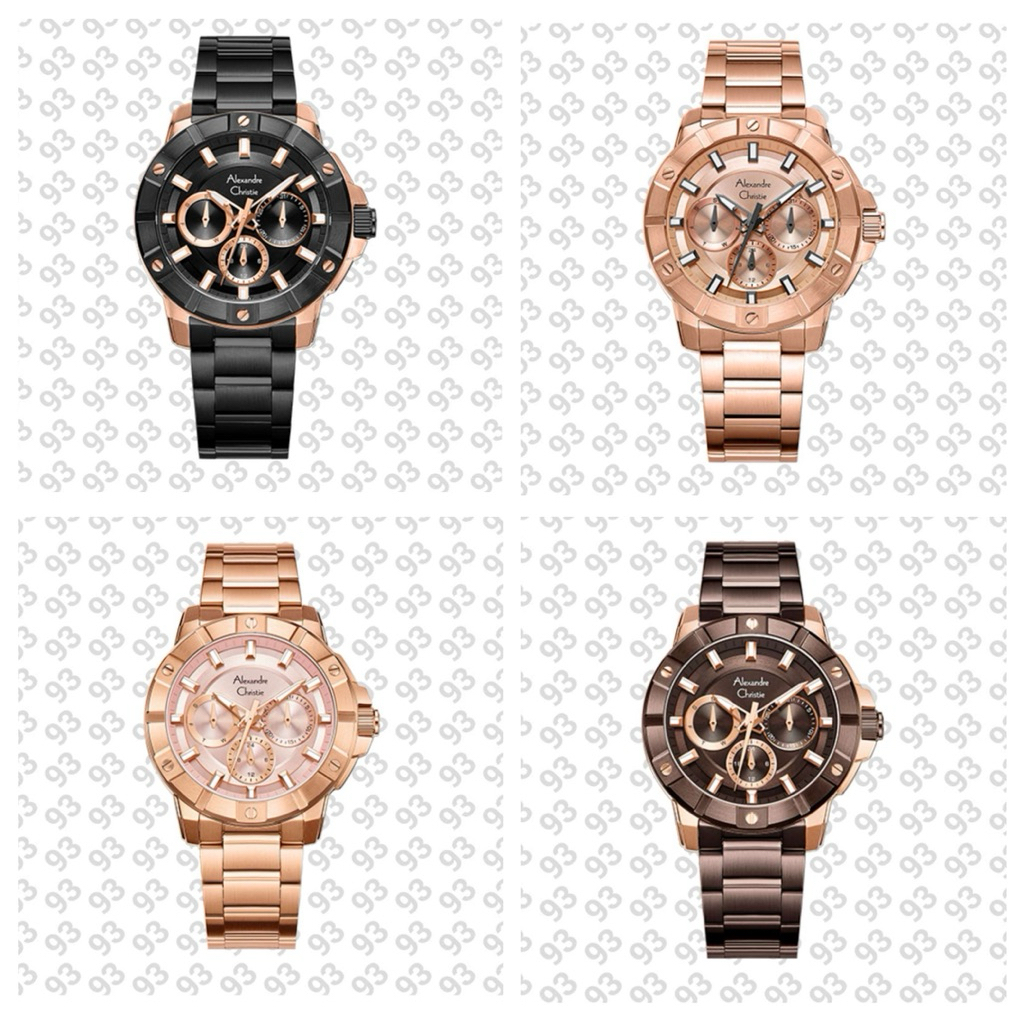 JAM TANGAN WANITA ALEXANDRE CHRISTIE  RANTAI AC 6609 / AC6609 ORIGINAL