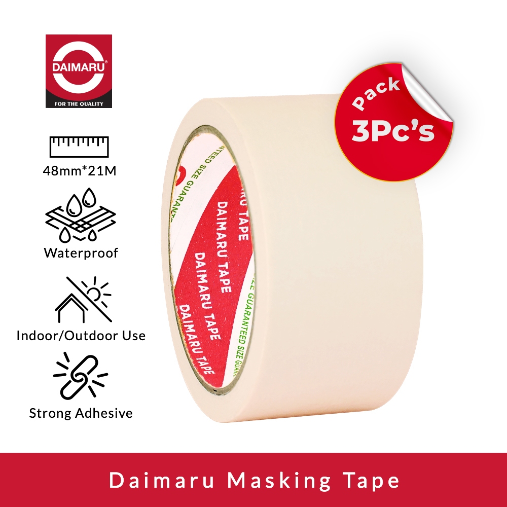 

Daimaru Masking Tape Cream 48mm x 21m Paket 3Pcs