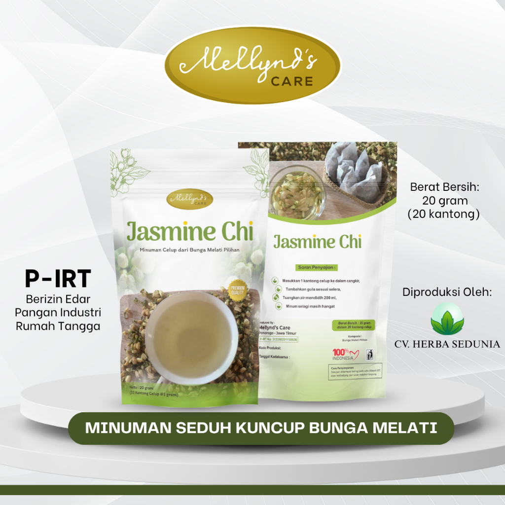 

Jasmine Chi Minuman Seduh Kuncup Bunga Melati Mellynd's Care