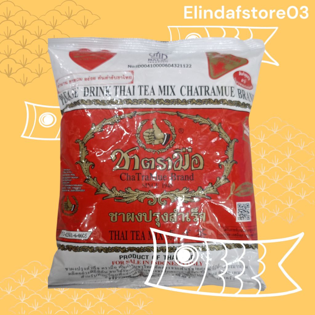 

Thailand Tea Mix Merah Chatramue 400gr Halal
