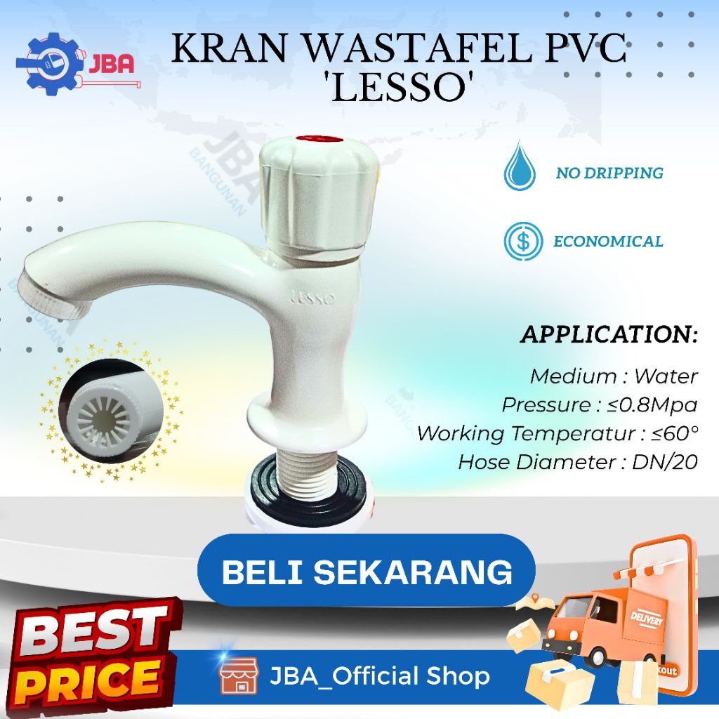 Kran Wastafel PVC 'LESSO' / Kran Wastafel/ kran wastafel aesthetic/ Kran Wastafel PVC/ kran wastafel