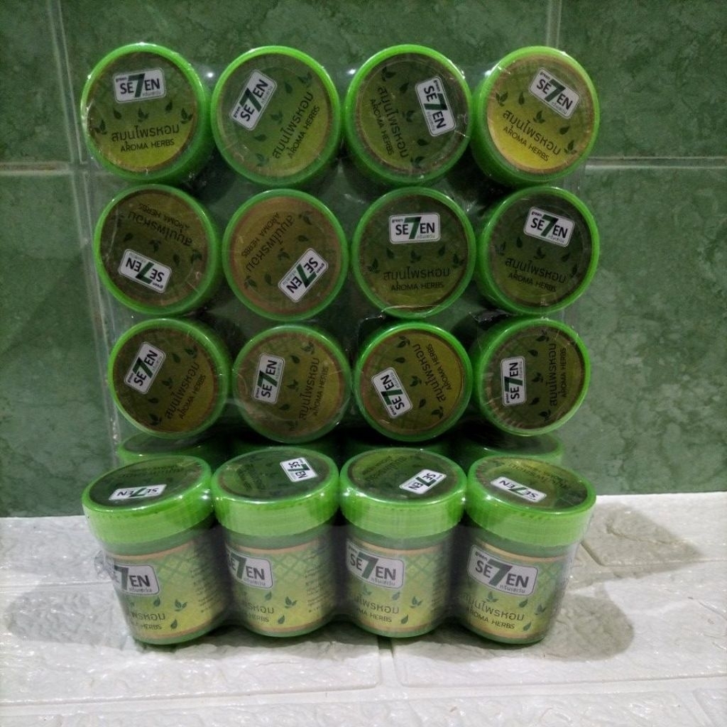 INHALER GREEN SE7EN AROMA HERBS MADEIN THAILAND