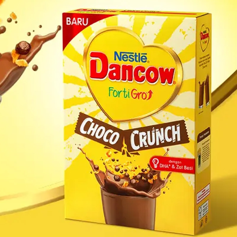 

[oddsolshop] pekanbaru/Nestle Dancow FortiGro Susu Bubuk Cokelat Crunch 346.5 g
