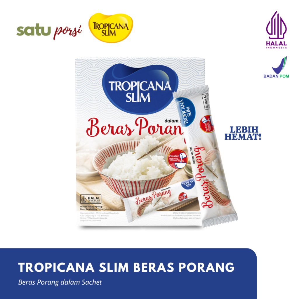 

Tropicana Slim Beras Porang 10s 400g