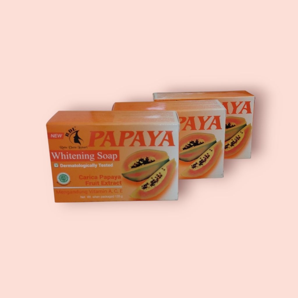 SABUN PEPAYA RDL whitening soap | 135 gram