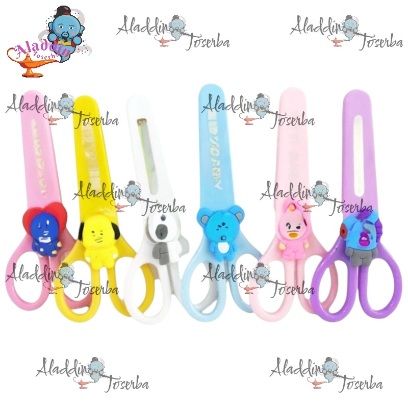 

GUNTING BESI KARAKTER - GUNTING KERTAS STAINLESS STEEL ANTI KARAT KARAKTER LUCU