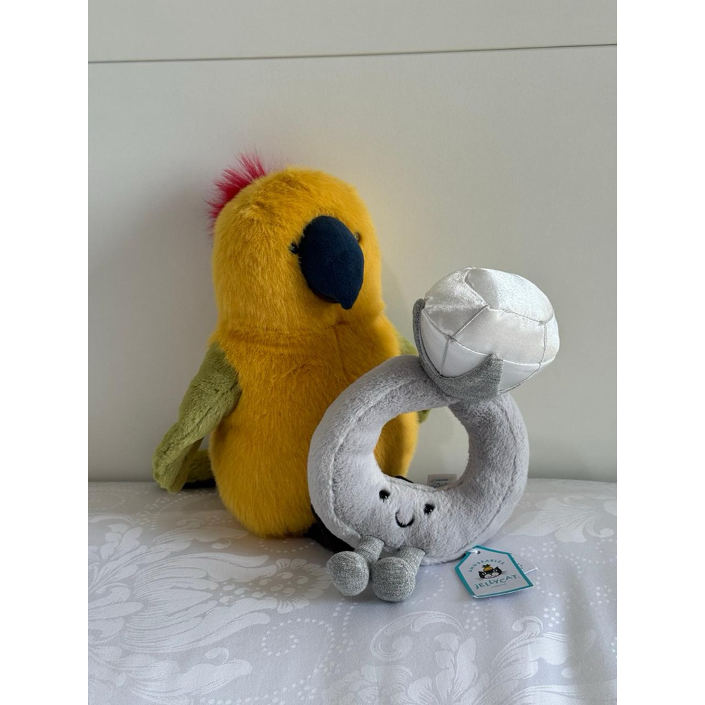 jellycat parrot new with tag